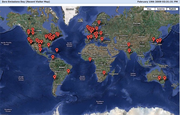 Recent Visitor Map