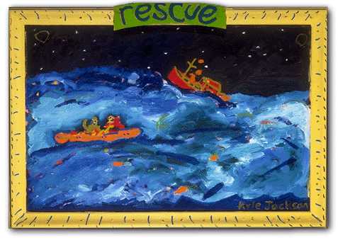 Rescue oil on canvas 1994