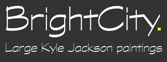 BrightCity: Large Kyle Jackson paintings