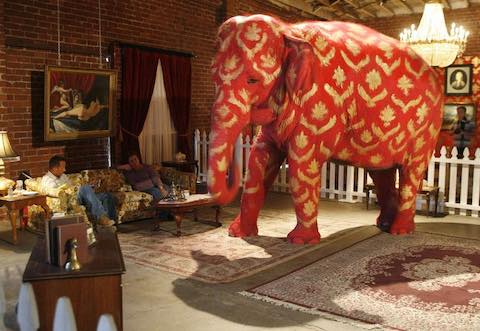 Elephant in the room - Banksy 2006