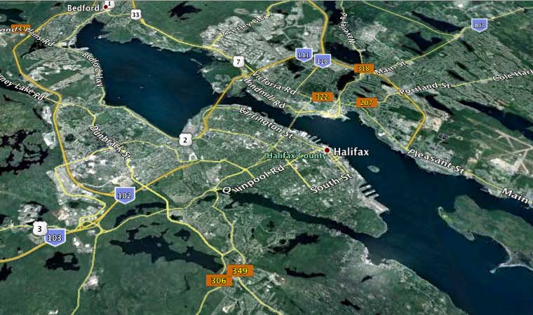 Halifax Roads
