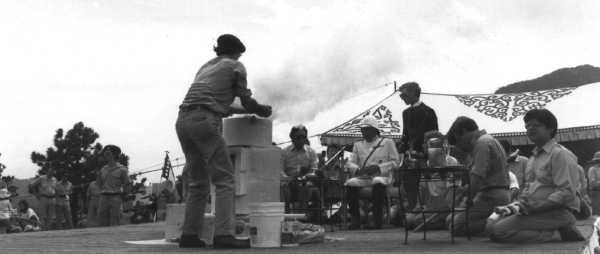 Chögyam Trungpa Rinpoche at Midsummer’s Day Lhasang